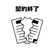 契約終了のイメージ