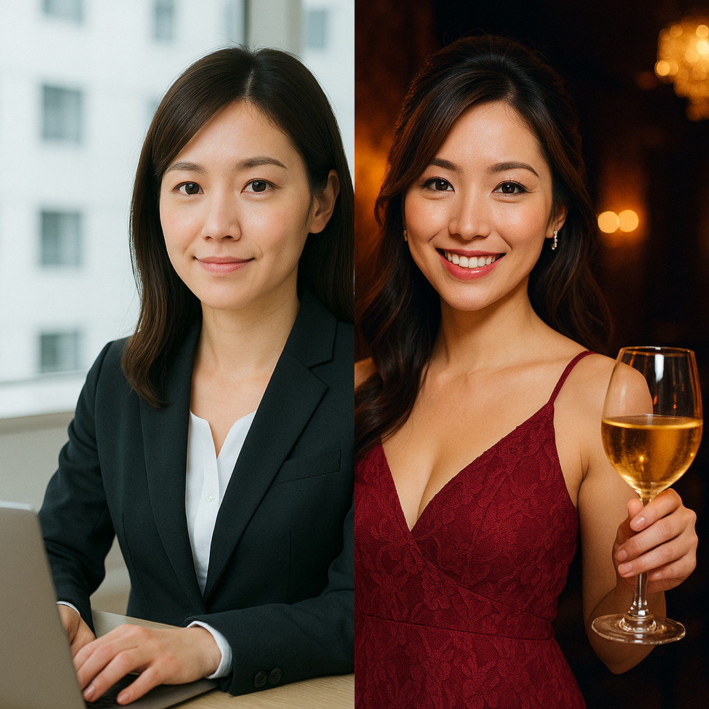 派遣と夜職の両立イメージ