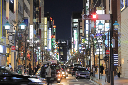 銀座の夜のイメージ